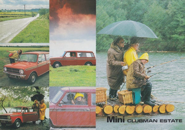 Mini Clubman Estate folder, 4 pages, Dutch, # LI91