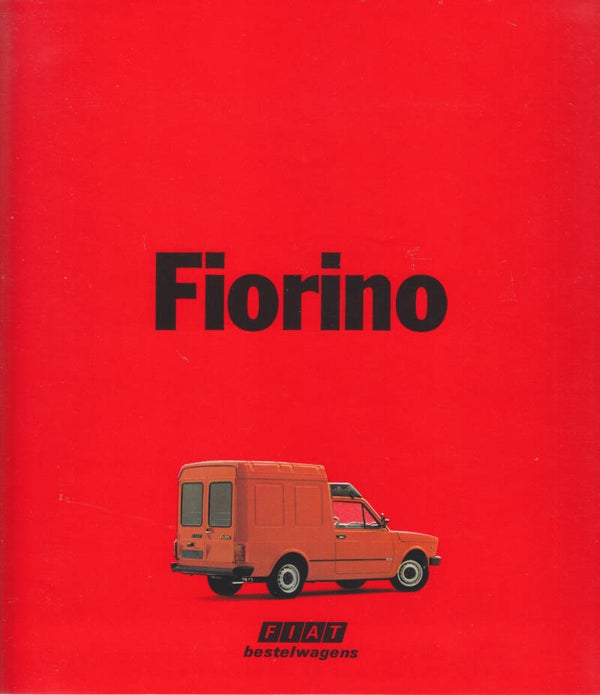 Fiat Fiorino, square sales brochure, 16 pages, Dutch, 4/1980