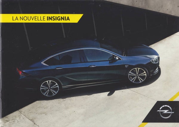Opel Insignia brochure, 12 pages, French, 3/2017 [Swiss]