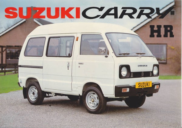 Suzuki Carry High Roof small van leaflet, 2 pages, Dutch,  c1990