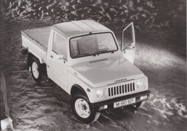 Suzuki Samurai Pick-up 4x4, press photo, Germany, c1990