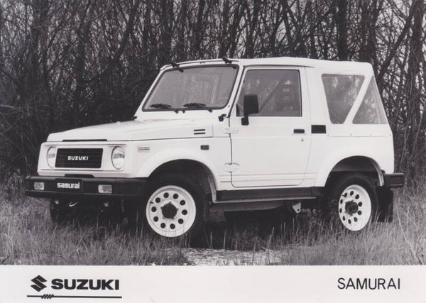Suzuki Samurai 4x4, press photo, Dutch, c1990