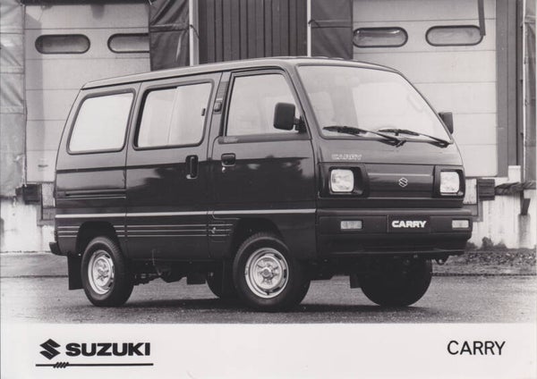 Suzuki Carry small Van, press photo, Dutch, c1990
