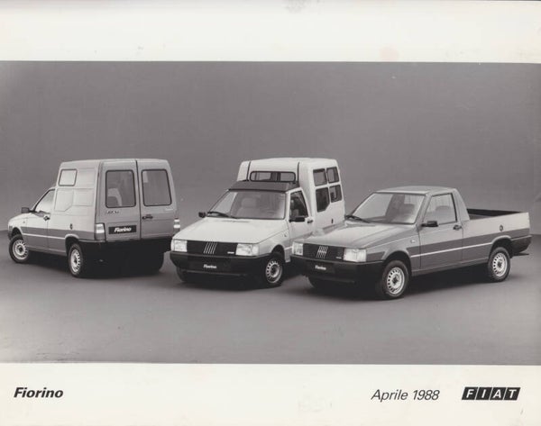 Fiat Fiorino model range, press photo, Italy, 4/1988