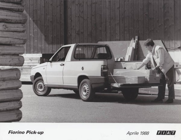 Fiat Fiorino Pick-up, press photo, Italy, 4/1988
