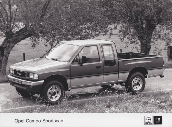 Opel Campo Sportscab Pick-up, press photo, Dutch, c1993