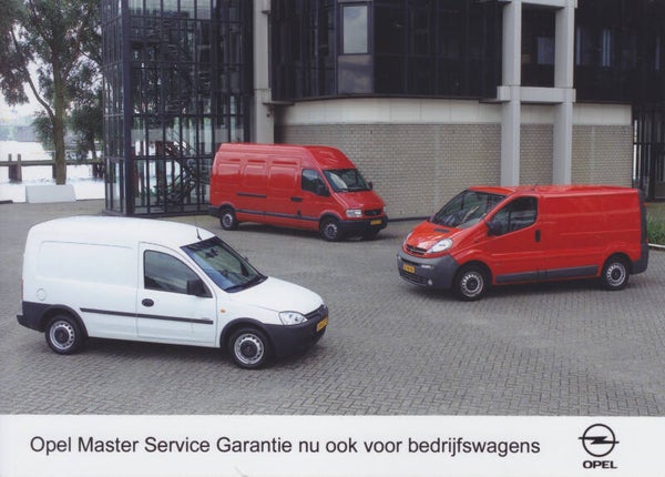 Opel commercials with garantee, press photo, Dutch, c2002