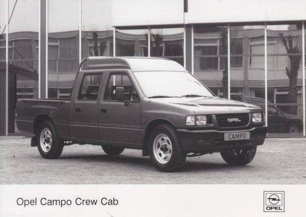 Opel Campo Crew Cab Pick-up, press photo, Dutch, 1994