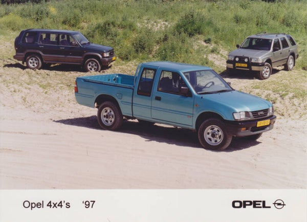 Opel 4WD Program, press photo, Dutch, 1997