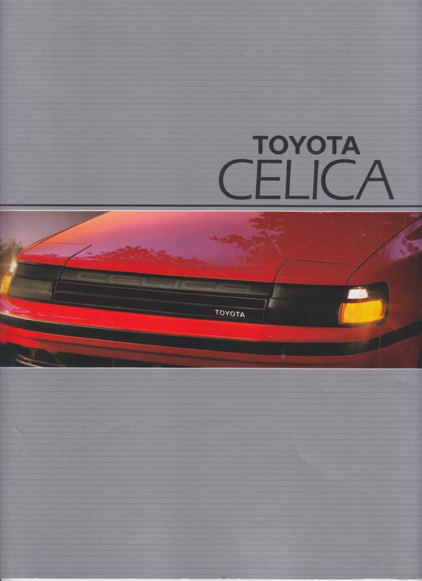 Toyota Celica Coupé & Liftback, 12 pages, Dutch, c1986