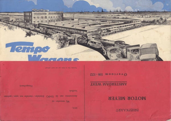Tempo Resoluut/Atleet/Titan commercial vehicles, 8 pages, Dutch,  late 1930s