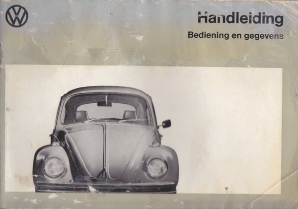 Volkswagen 1200/1300, owner's manual, 48 pages, Dutch, 8/1973