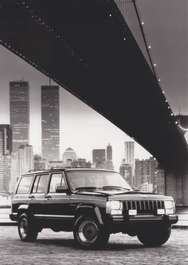 Jeep Cherokee, press photo, Swiss, 3/1987