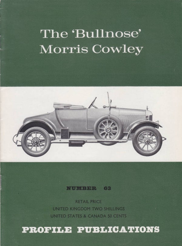 # 63 Morris Cowley 'Bullnose', booklet, 12 pages, English, 1967