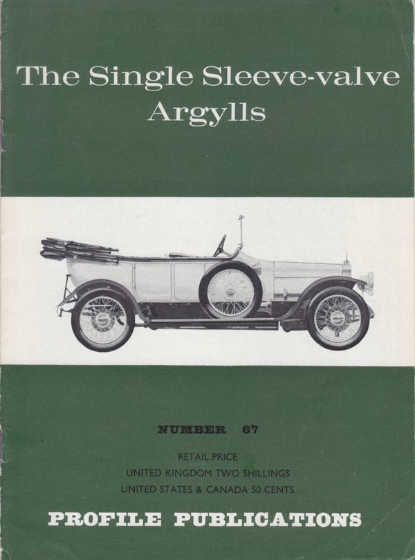 # 67 Argyll Single Sleeve-valve, booklet, 12 pages, English, 1967