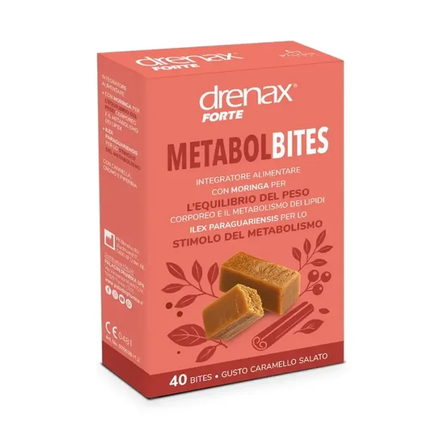 Paladin Pharma - METABOL BITES 40 bites gusto caramello salato