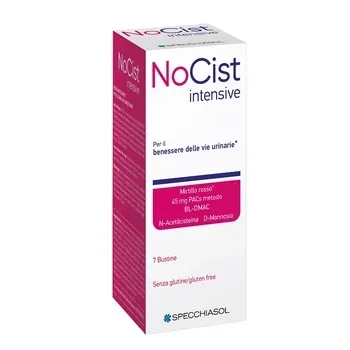 Specchiasol - NO CIST INTENSIVE  Integratore Vie Urinarie 7 Bustine Senza Glutine