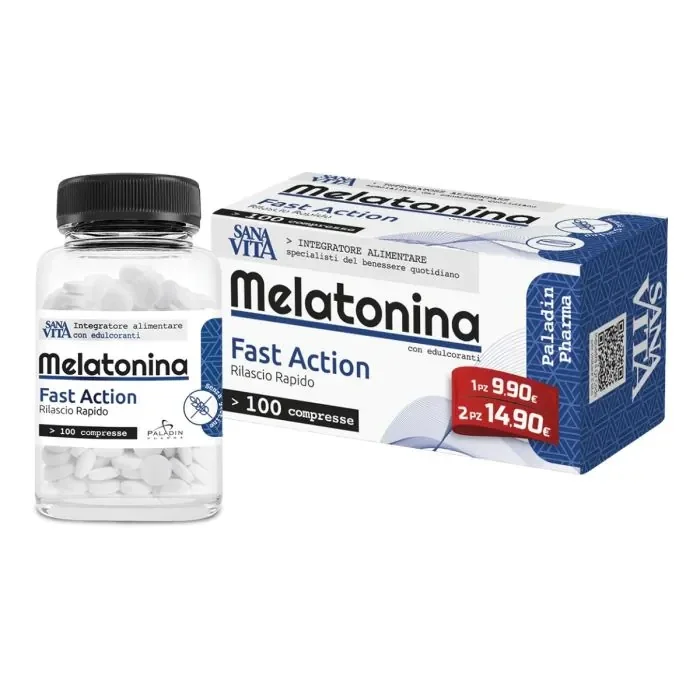 Sanavita Melatonina fast action 100 cpr - PROMO