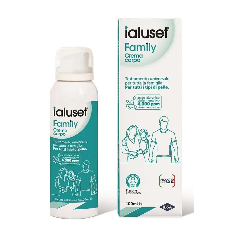 IBSA Ialuset - Family Crema Corpo Trattamento Universale Famiglia, 100ml