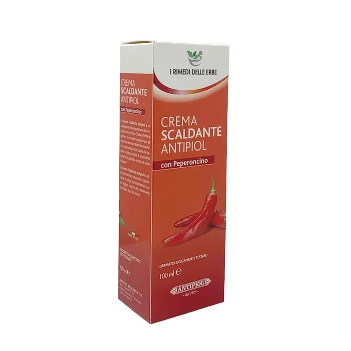 Antipiol I Rimedi delle Erbe - Crema Scaldante con Peperoncino, 100ml