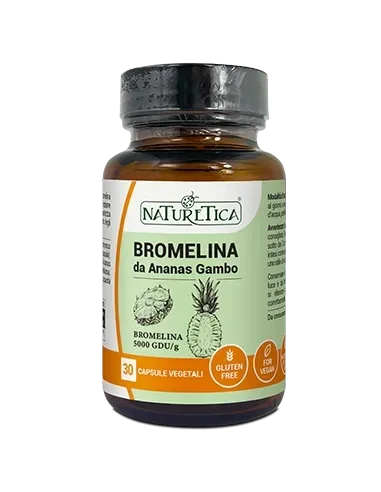 Naturetica - BROMELINA DA ANANAS GAMBO  30 capsule - drenante