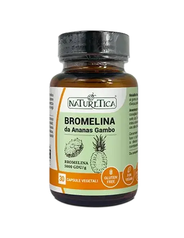 Naturetica - BROMELINA DA ANANAS GAMBO  30 capsule - drenante