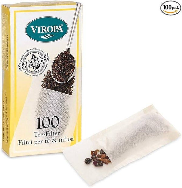 T-SAC - Filtri in carta per tè e infusi VIROPA - 100 filtri