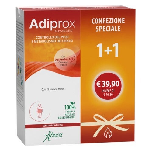 Aboca Adiprox concentrato fluido, confezione speciale 1+1