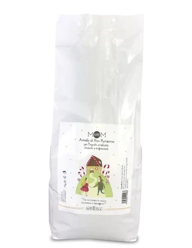 Naturetica -  AMIDO RISO PURISSIMO – per bagnetti emollienti idratanti e rinfrescanti 500 GR