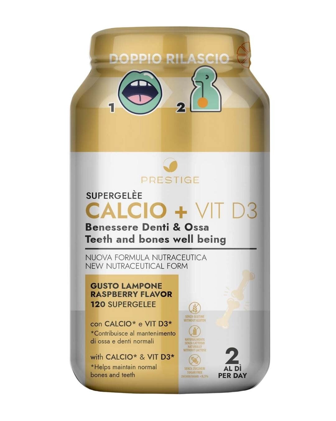 Pharmagold - CALCIO VIT D3 120 supergelèe