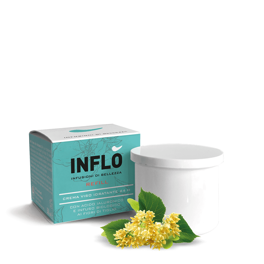 INFLO'  Ricarica crema viso idratante 24h