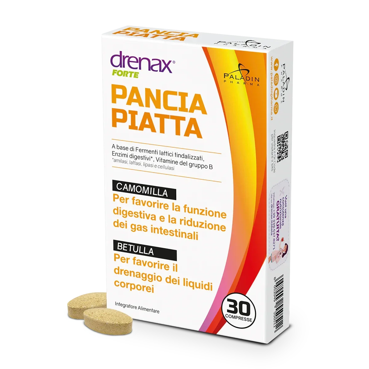 Paladin Pharma - PROMO 1+1 DRENAX PANCIA PIATTA 30 compresse