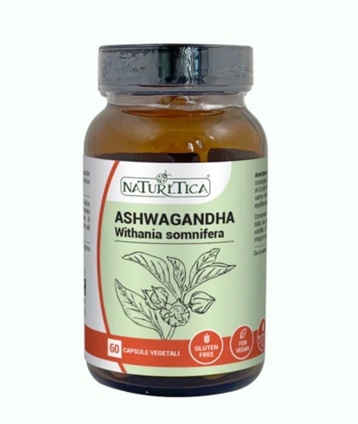 Naturetica - ASHWAGANDA 60 cps - riduzione livelli cortisolo