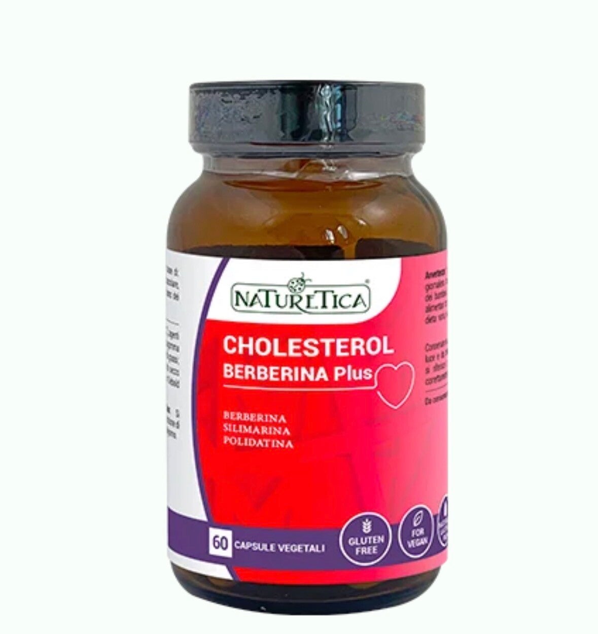 Naturetica - CHOLESTEROL BERBERINA PLUS  60 capsule - controllo livelli di colesterolo