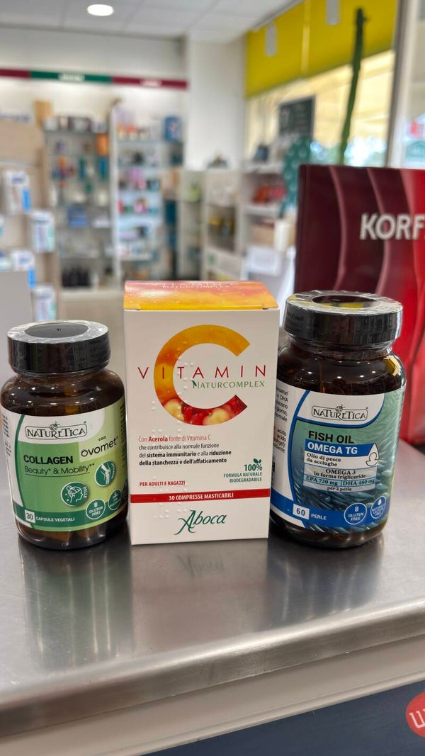 KIT Benessere della pelle - Collagene + Omega 3 + Vitamina C