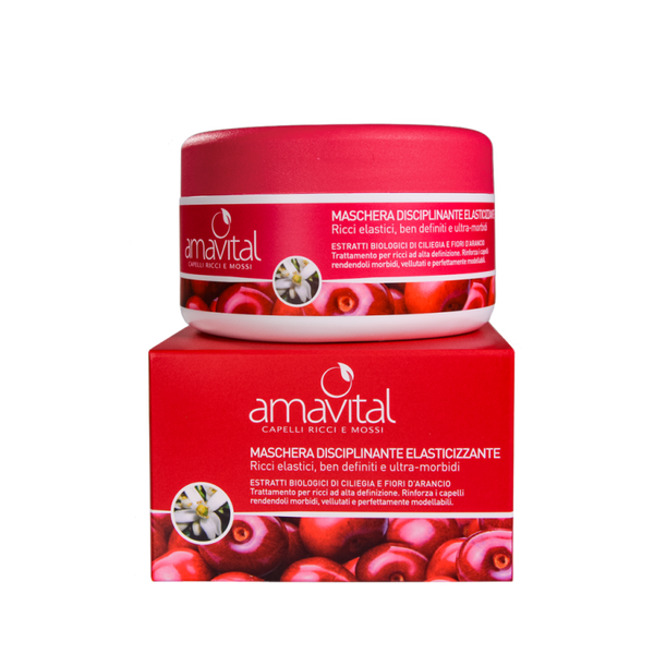 Amavital Maschera disciplinante ed elasticizzante - capelli ricci e mossi - 300 ml