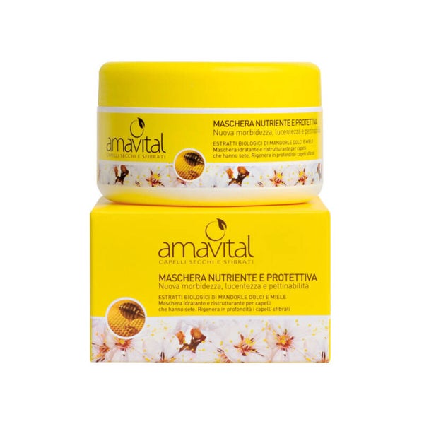 Amavital Maschera nutriente e protettiva - capelli secchi e sfibrati - 300 ml