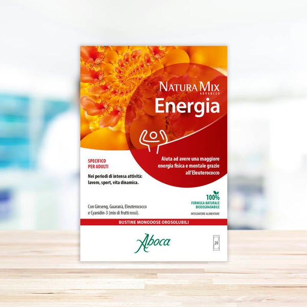 Aboca - Natura Mix Advanced Energia - 20 Bustine Orosolubili