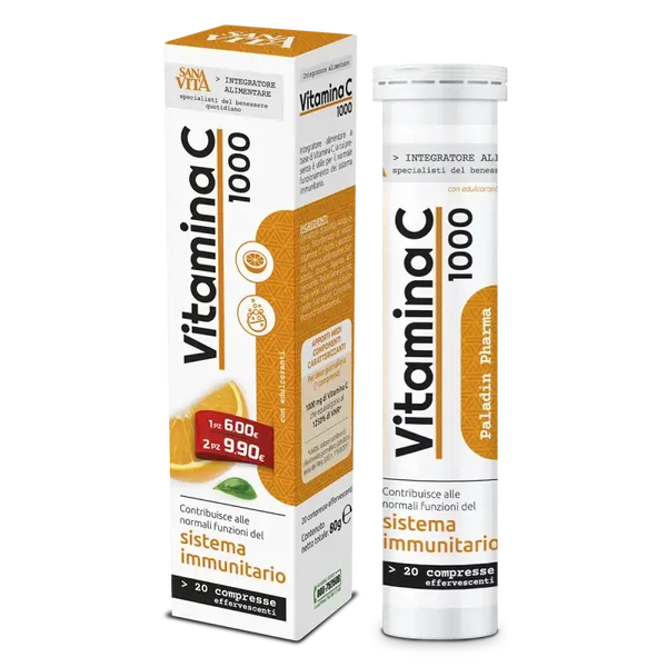 Sanavita - VITAMINA C EFFERVESCENTE 20 compresse