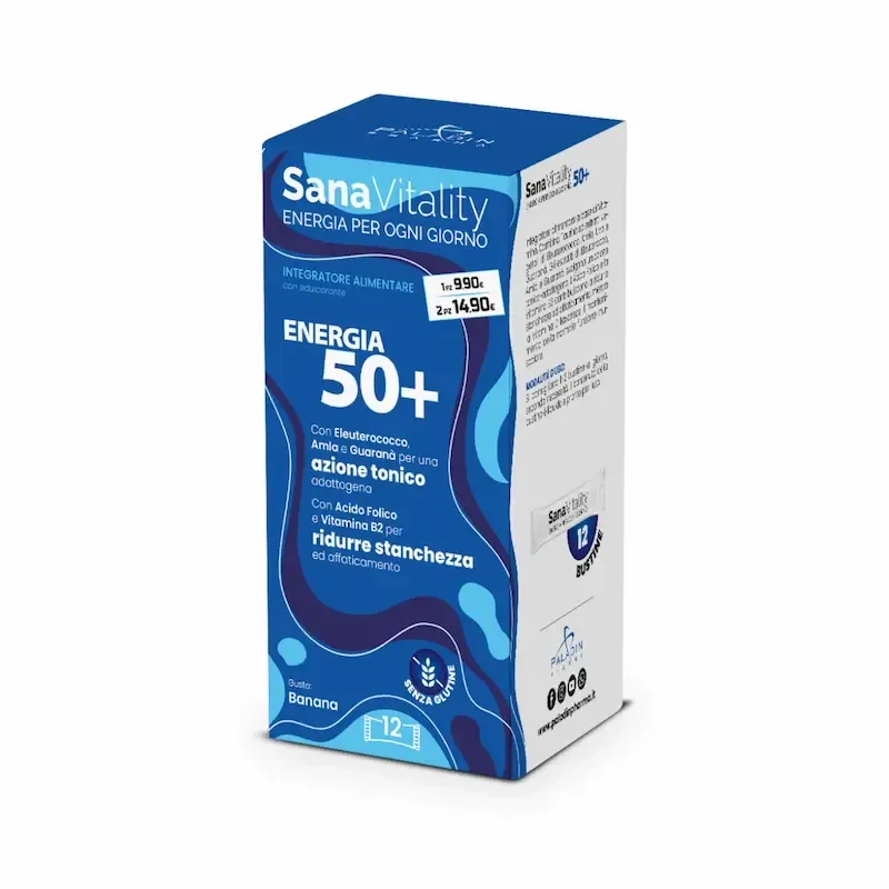 Sanavita Energia 50+ 12 stick pack liquidi PROMO