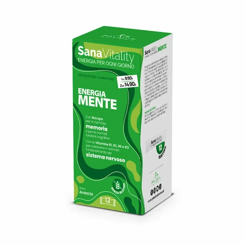 Sanavita - Energia mente 12 stick pack PROMO