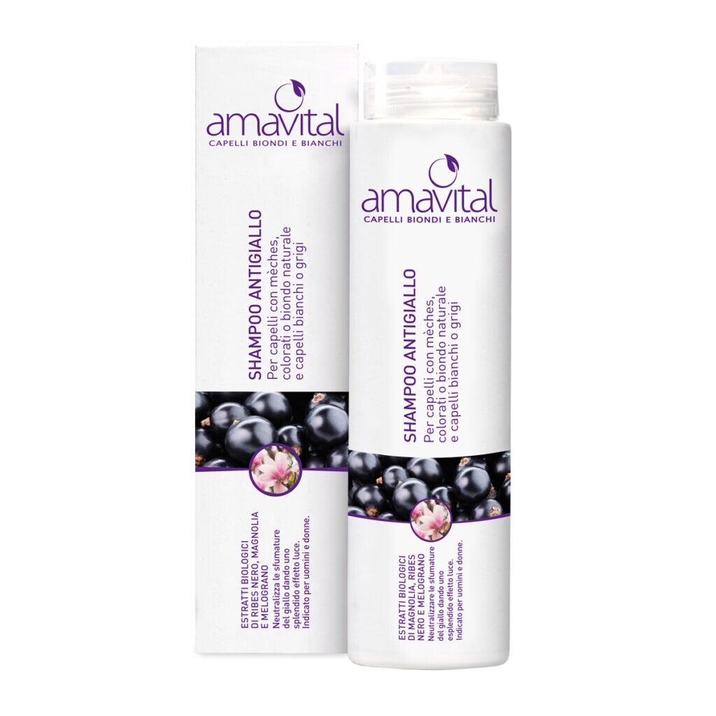 Amavital Shampoo antigiallo - capelli bianchi o biondi - 250 ml