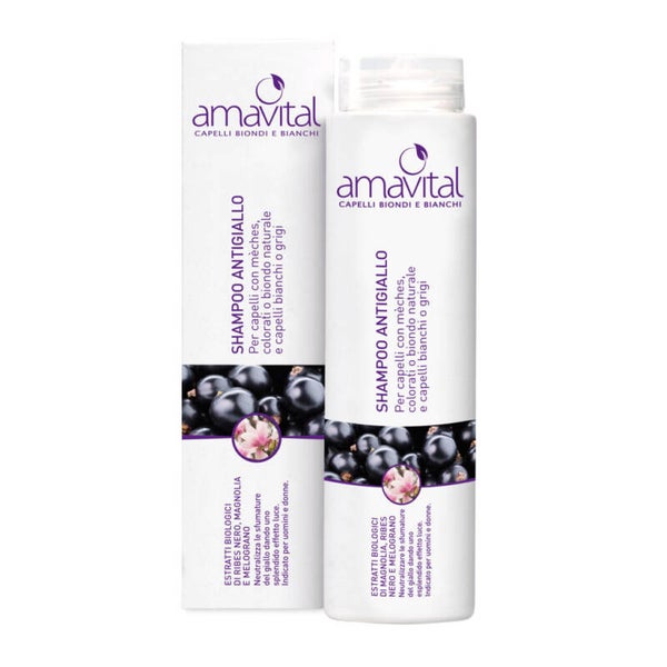 Amavital Shampoo antigiallo - capelli bianchi o biondi - 250 ml
