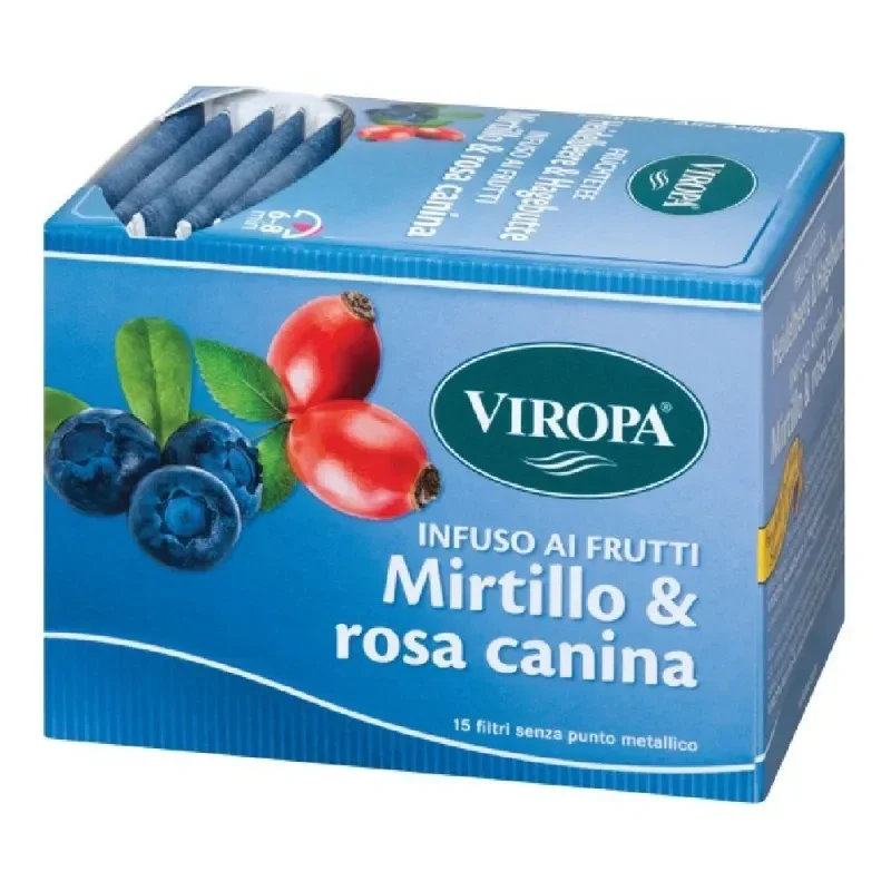 Viropa - Mirtillo e rosa canina - 15 filtri