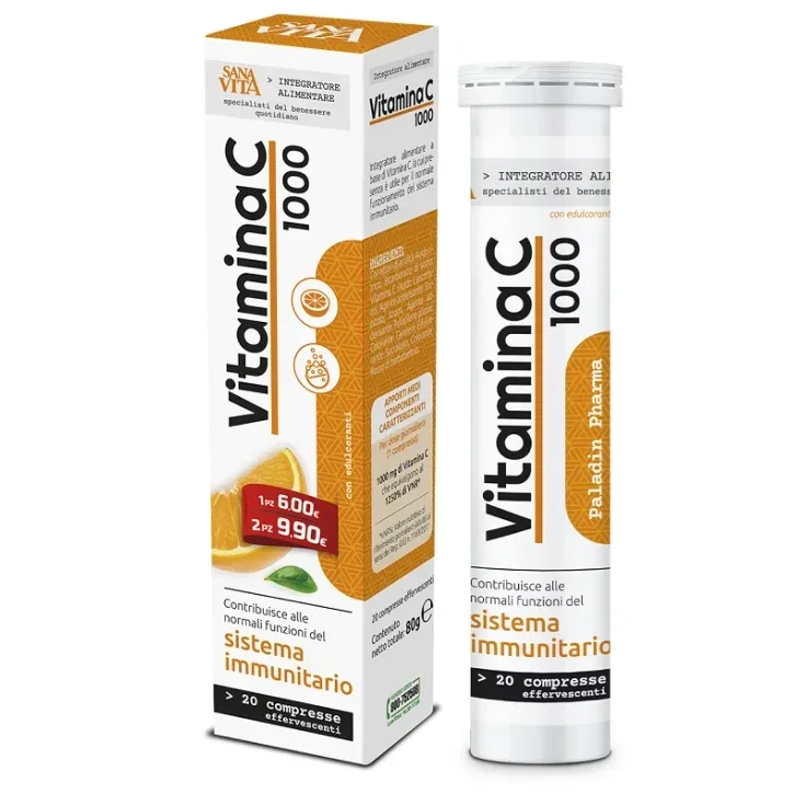 Sanavita - Vitamina C effervescente 20 compresse - PROMO