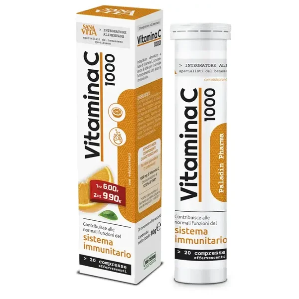 Sanavita - Vitamina C effervescente 20 compresse - PROMO