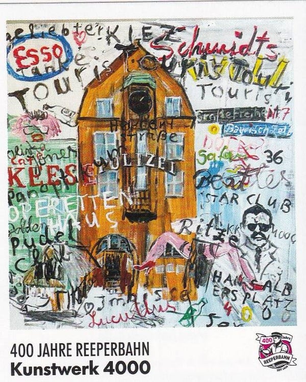 Nr.6 400 Jahre Reeperbahn Kunstwerk 4000