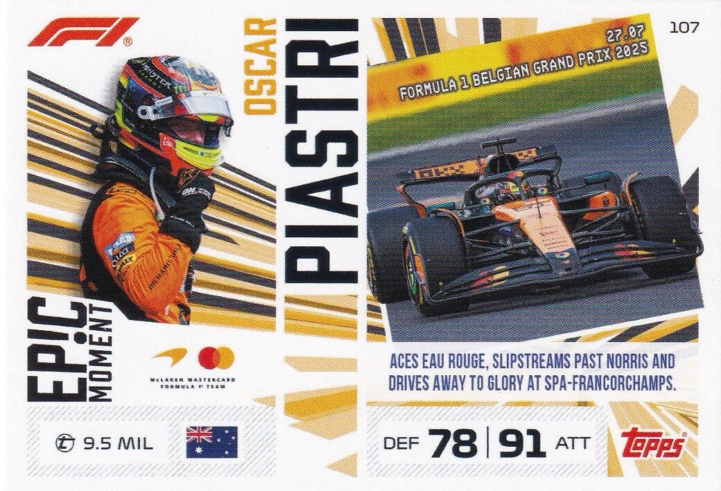 Nr.107 Oscar Piastri