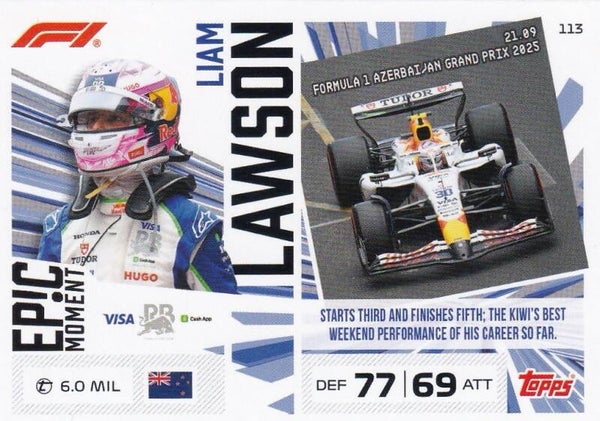 Nr.113 Liam Lawson