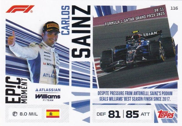 Nr.116 Carlos Sainz
